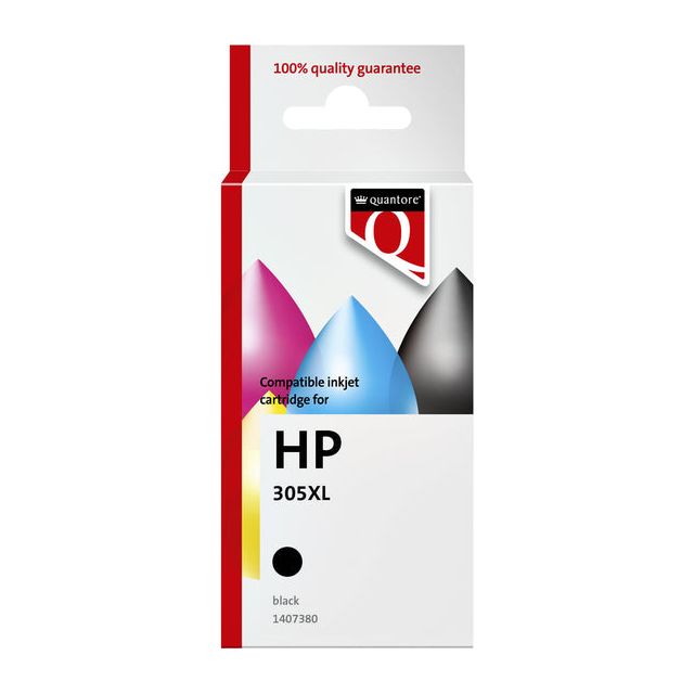 Quantore - Inkcartridge HP 305xl noir | 1 pièce