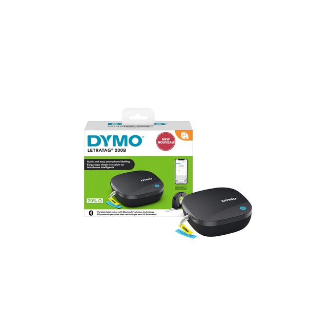 Dymo -  Labelprinter  letratag 200b 12mm zwart