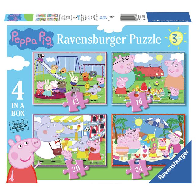 Ravensburger - Puzzel peppa pig 4in1 12/16/20/24 st