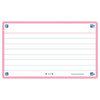Oxford -  Flashcard 2.0 75x125mm 80 vel 250gr lijn roze