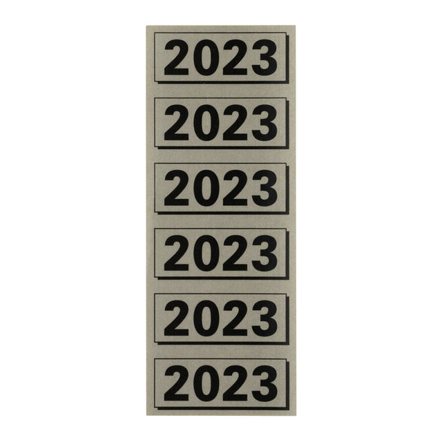 Elba - Back label 2023 57x25mm gray