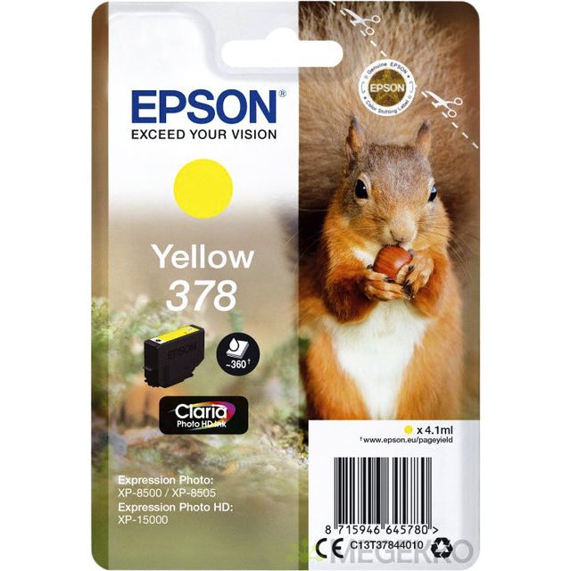 Epson - Inkcartridge Epson 378 T3784 Yellow | 1 Stück