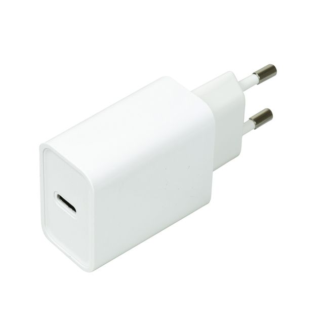 Green Mouse -  Oplader  usb-c 20w 1x wit | 5 stuks