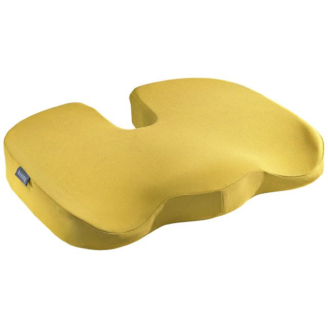 Leitz - chaise coussin leitz ergo confortable jaune | 1 pièce