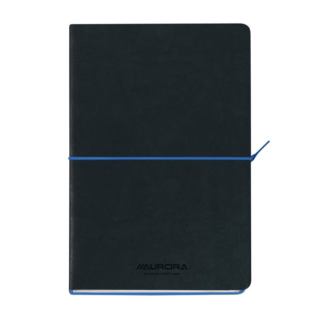 Aurora - Notizbuch Tesoro A5 192 Seiten liniert 80gr blau