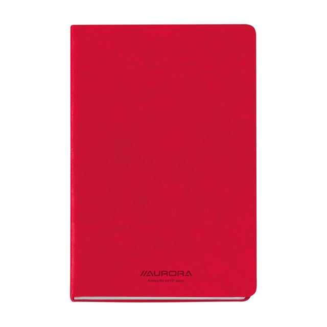 Aurora - Notizbuch Aurora Capri A5 192BLZ LINE 80GR Red | 1 Stück