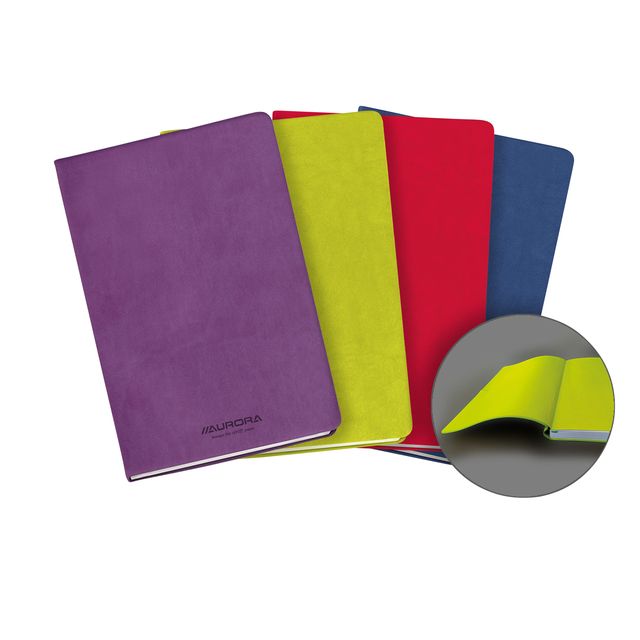 Aurora - Notebook capri a5 192 pages line 80gr ass