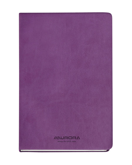 Aurora - Notizbuch Capri A5 192 Seiten liniert 80gr violett