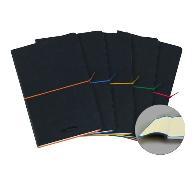 Aurora - Notebook Tesoro A5 192 pages line 80gr assorted | 10 pieces