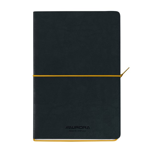 Aurora - Notebook Tesoro A5 192 pages line 80gr yellow