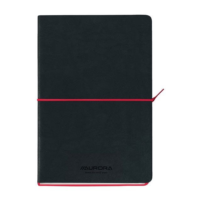 Aurora - Notebook Aurora Tesoro A5 192Blz Ligne 80gr Red | 1 pièce