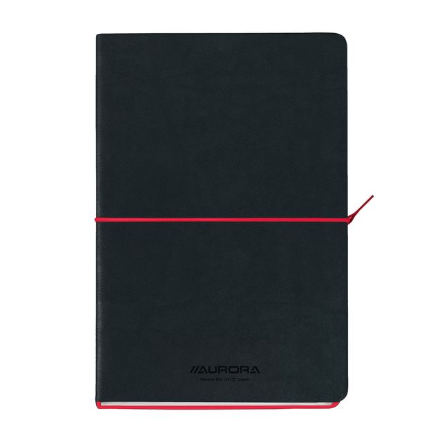 Aurora -  Notitieboek  tesoro a5 192blz lijn 80gr rood