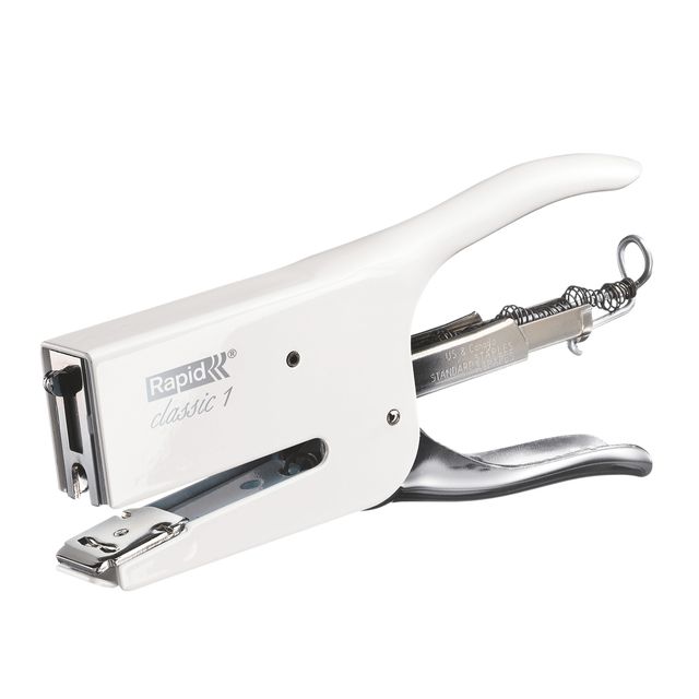 Rapid - Pince agrafeuse K1 Retro Classic blanche