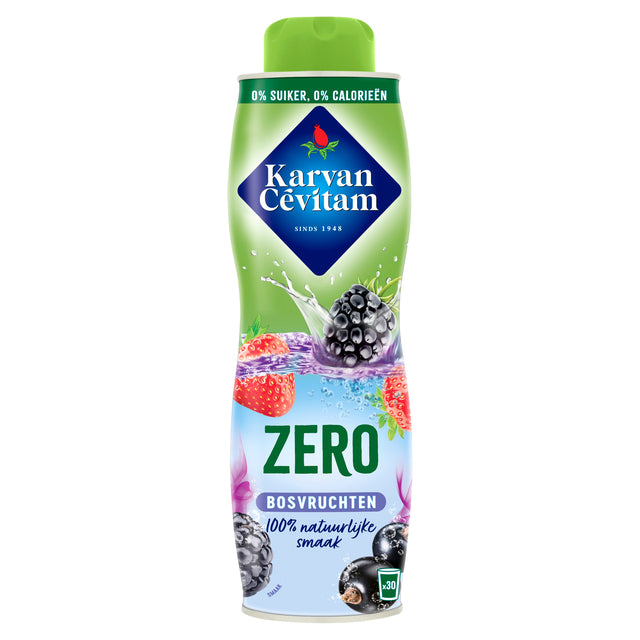 Karvan Cevitam - Siroop Karvan Cevitam Forest Fruits 0 Sugar 600 ml | Bouteille de 600 millilitres