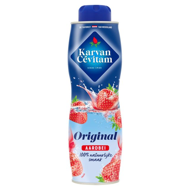 Karvan Cevitam - Siroop Karvan Cevitam Strawberry 600ml | Flaschen Sie einen 600 Milliliter | 6 Stück