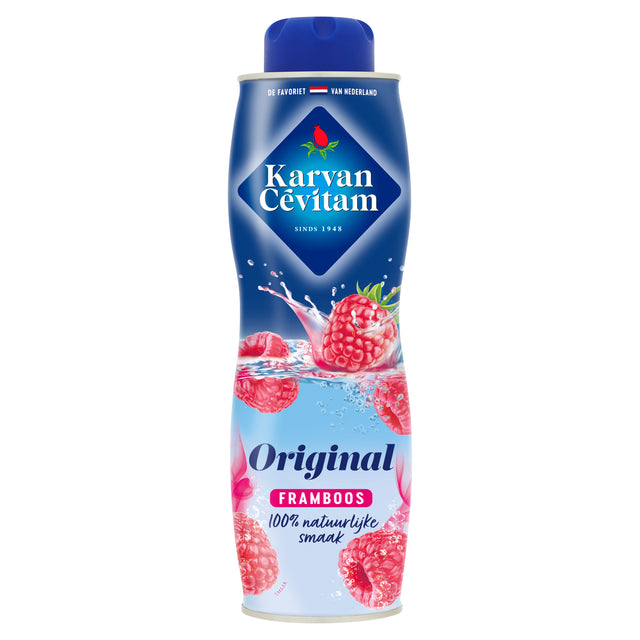 Karvan Cevitam - Siroop Karvan Cevitam Raspberry 600ml | Bouteille de 600 millilitres