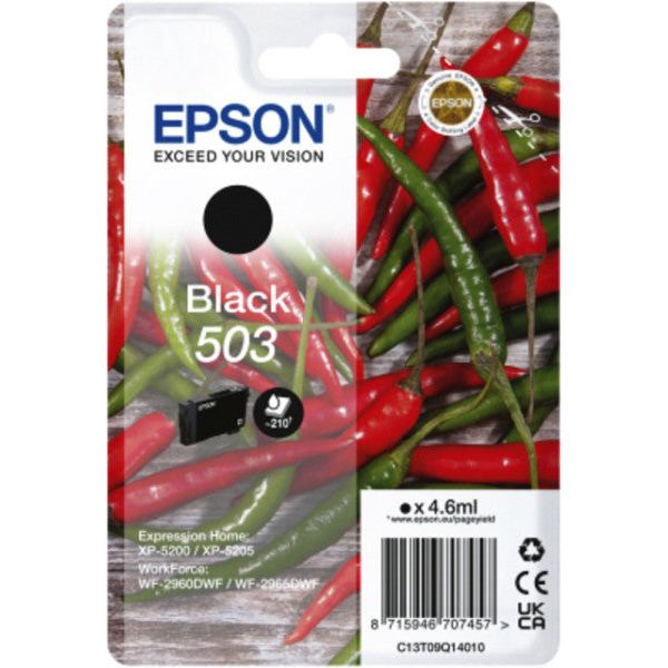 EPSON - CARTRIDE À L'ENK EPSON 503 T09Q14 Black | 1 pièce | 10 morceaux