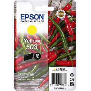 EPSON - Cartouche d'encre EPSON 503 T09Q44 Jaune | 1 pièce | 10 morceaux