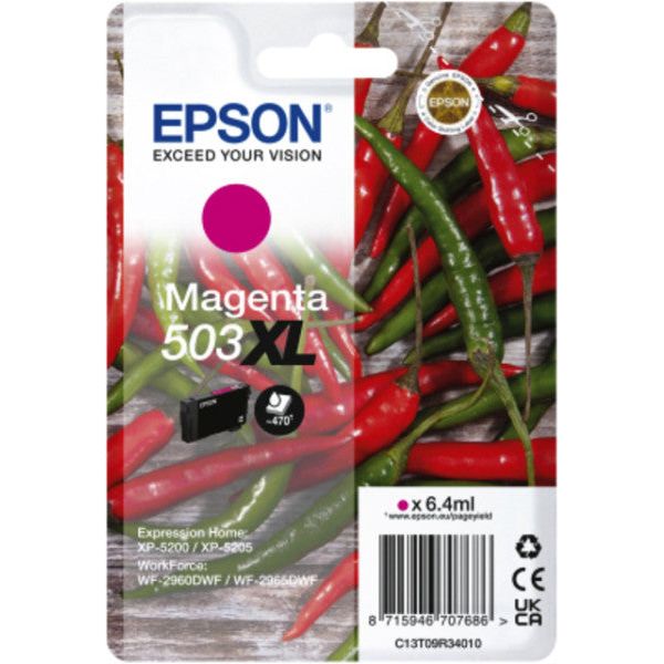 EPSON - Cartouche d'encre EPSON 503XL T09R34 RED | 1 pièce | 10 morceaux