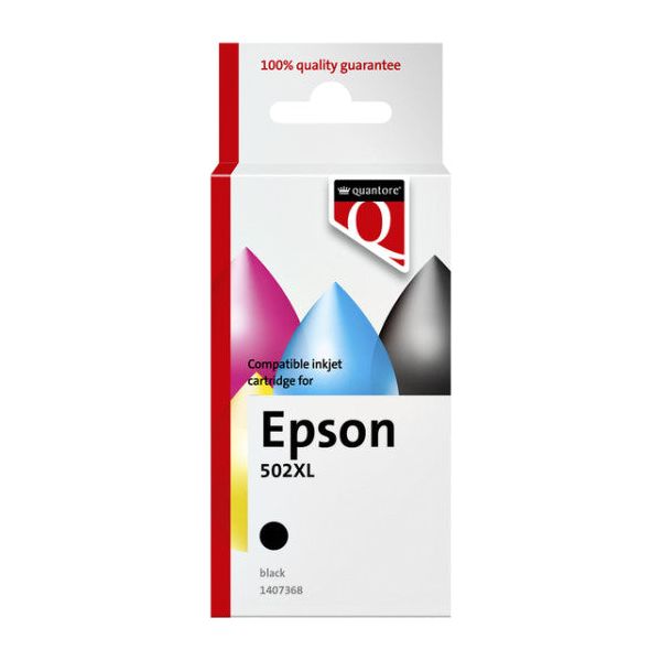 Tintenpatronenquantore Alternative für Epson 502XL Schwarz