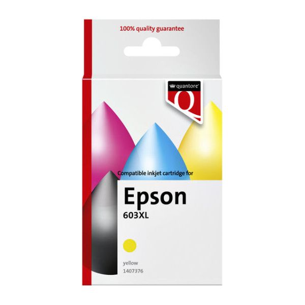 Quantore - Inktcartridge epson 603xl geel | 12 stuks