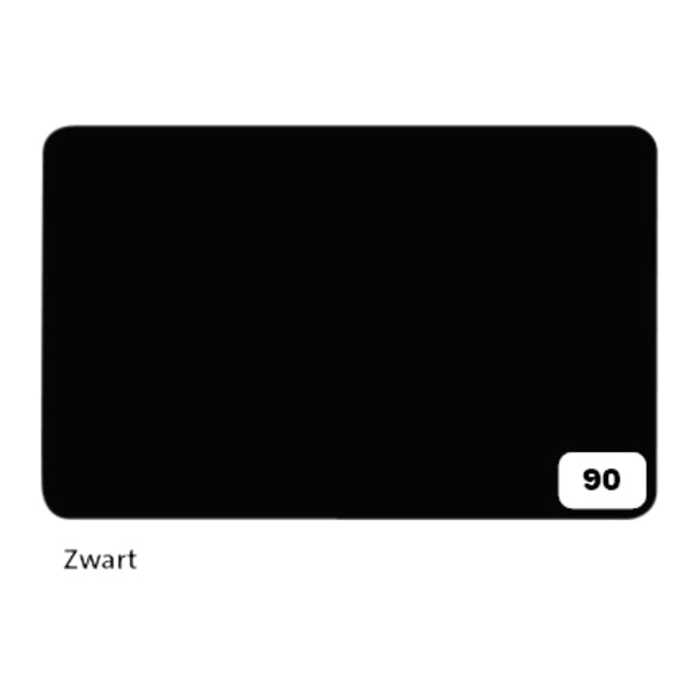 Folia Paper -  Fotokarton folia 300gr 50x70cm 90 zwart | 10 stuks