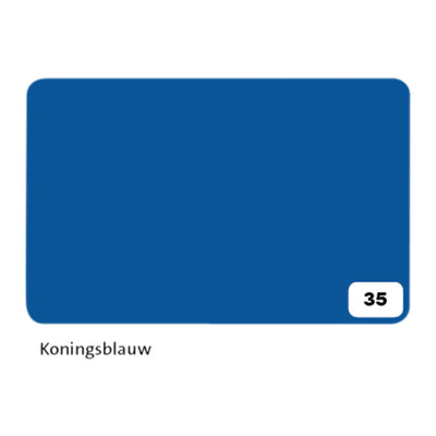 Folia Paper -  Fotokarton folia 300gr 50x70cm 35 koningsblauw | 10 stuks