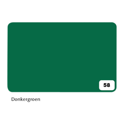 Folia Paper -  Fotokarton folia 300gr 50x70cm 58 dennengroen | 10 stuks