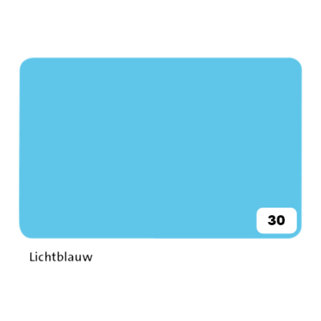 Folia Paper -  Fotokarton folia 300gr 50x70cm 30 hemelblauw | 10 stuks