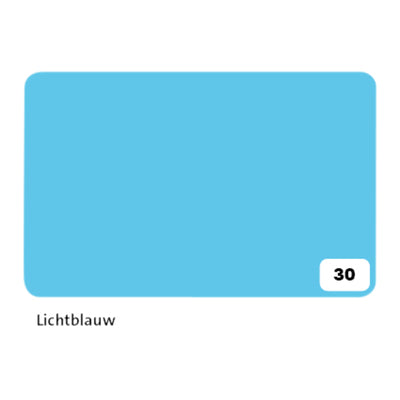 Folia Paper -  Fotokarton folia 300gr 50x70cm 30 hemelblauw | 10 stuks