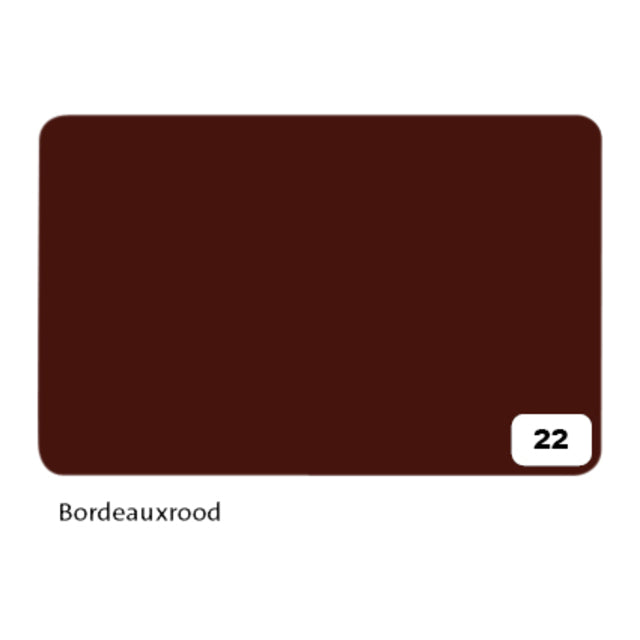 Folia Paper - Fotokarton Folia 2zijdig 50x70cm 300gr nr22 bordeaux rood | 10 stuks