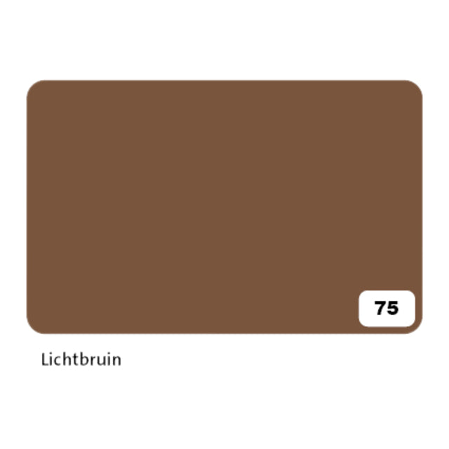 Folia Paper - Foto Carton Folia 2Z 50x70cm 300gr Nr75 Hell Brown | Außenschachtel ein 10 Stück