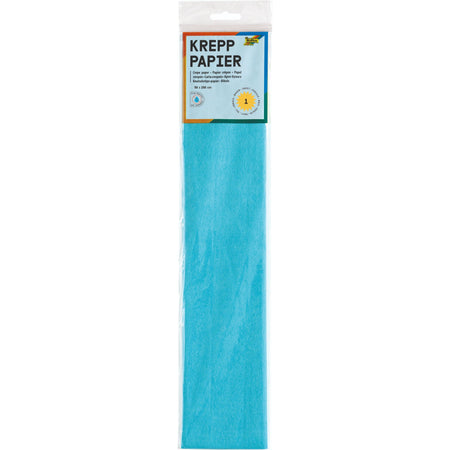 Folia Paper - Crepe paper Folia 250x50cm nr120 light blue | 10 pieces