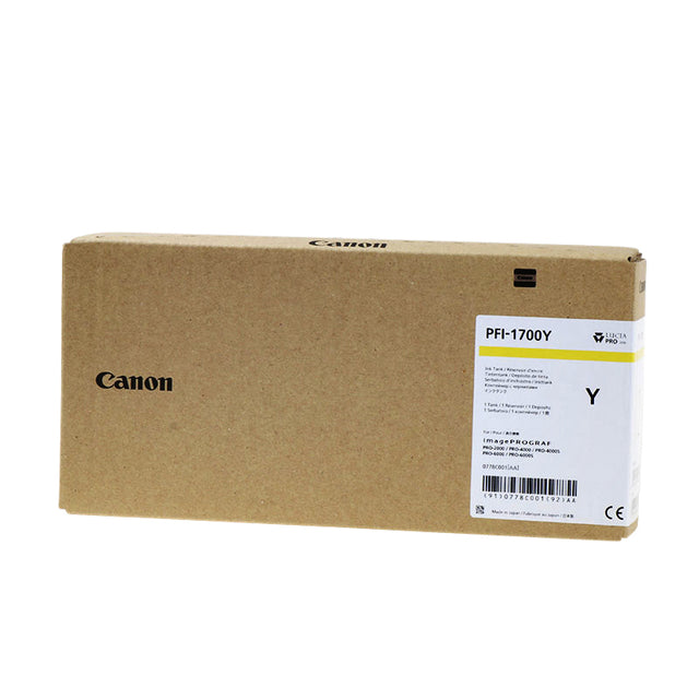 Canon - Inkcartridge Canon PFI -1700 jaune | 1 pièce