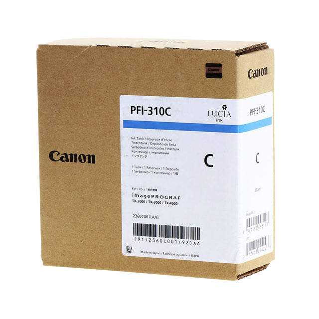 Canon - Cartucho de tinta PFI-310 azul