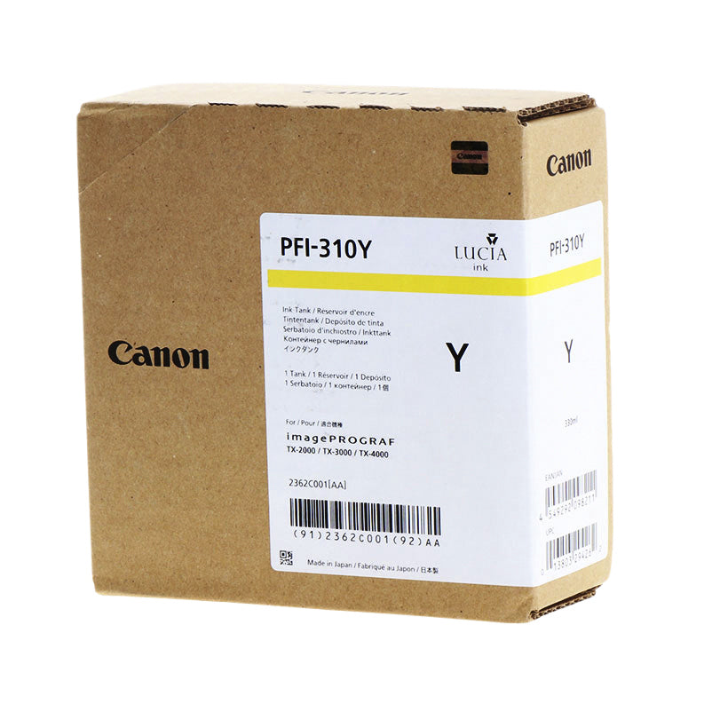 Canon -  PFI-310Y inktcartridge Origineel Geel