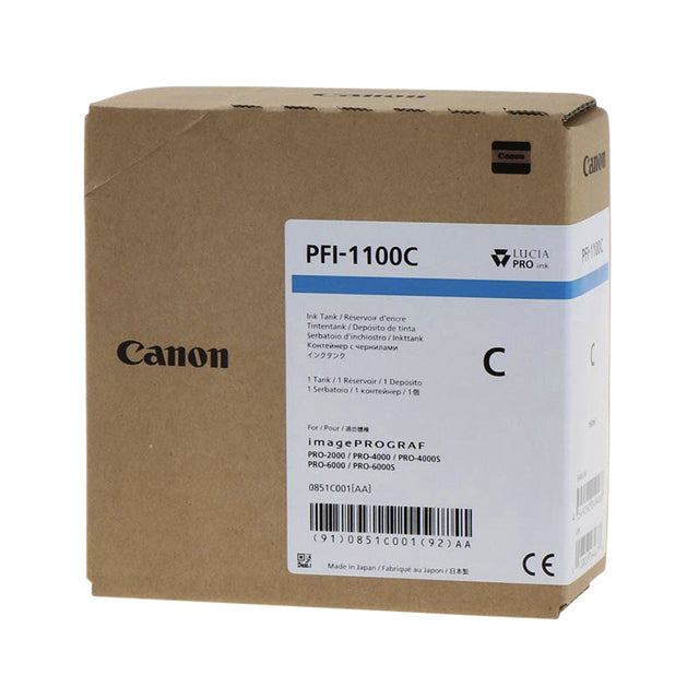 Canon - Inktcartridge canon pfi-1100 blauw