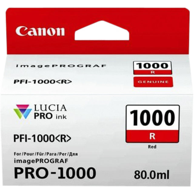 Canon -  Inktcartridge  pfi-1000 rood