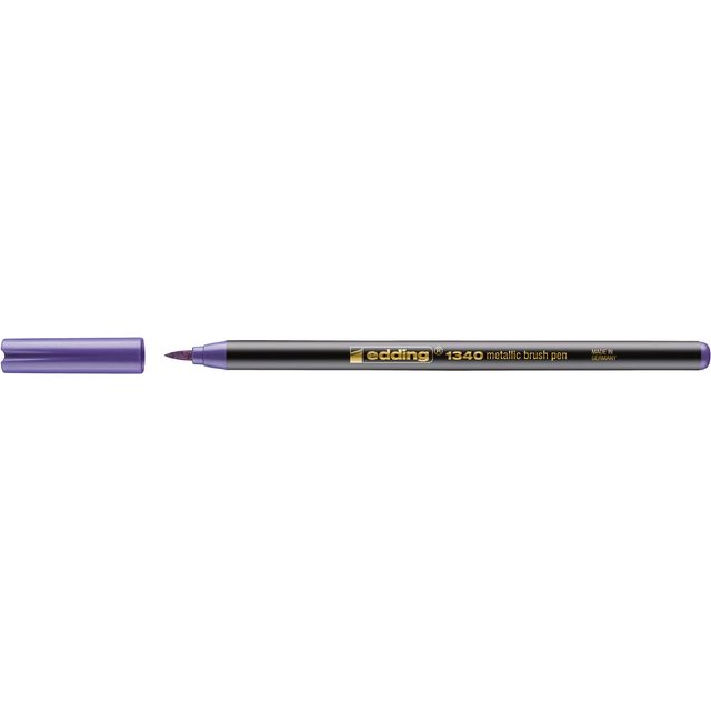 Edding - Pinselstift 1340 metallic violett | 10 Stück