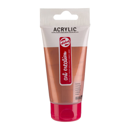 Talens Art Creation – Acrylfarbe Art Creation 805 Kupfertube mit 75 ml | 3 Stück