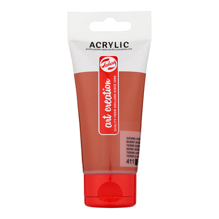 Talens Art Creation – Acrylfarbe Art Creation 411 gebrannte Siena, Tube mit 75 ml