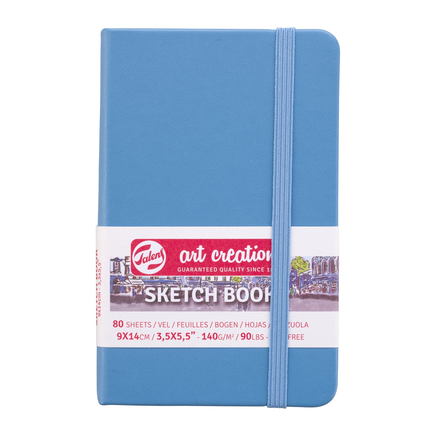 Talens Art Creation -  Schetsboek art creation 90x140mm lichtblauw
