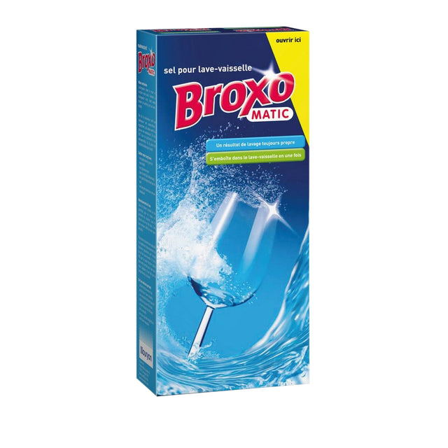 Broxomatic - Sel pour lave-vaisselle matic 900gr | 12 pièces