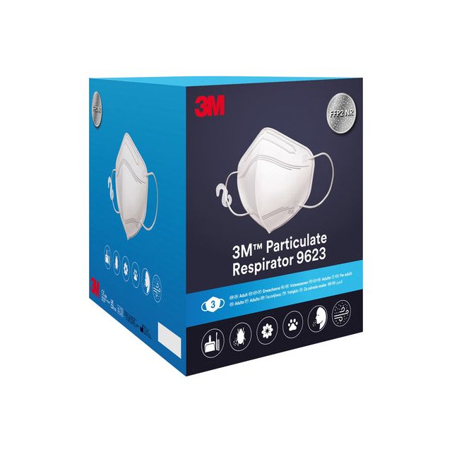 3M - Masques jetables FFP2 sans valve 3pck | Prendre un 3 morceau