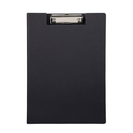 MAUL - Porte-bloc presse-papier balance A4 dos en carton renforcé 8mm noir | 12 pièces