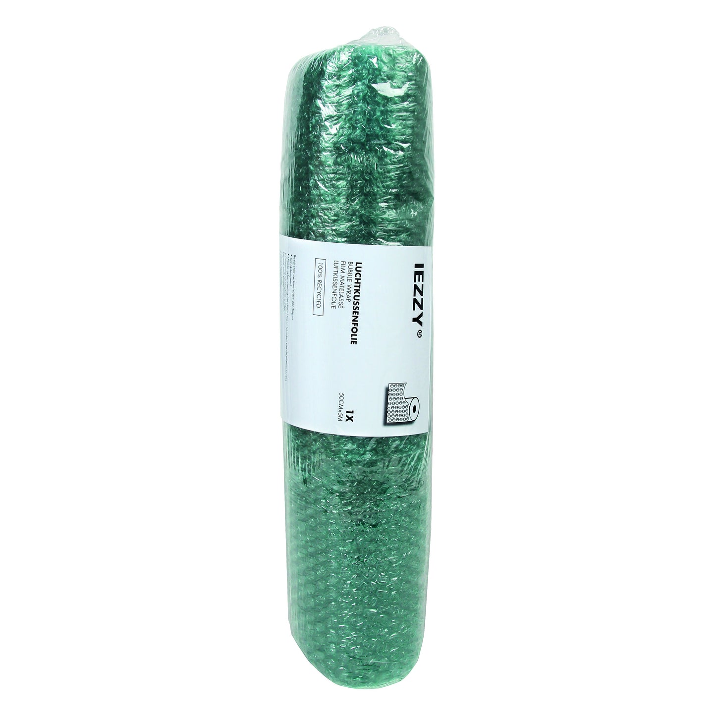 IEZZY - Bubble film roll 500mmx5m 100% recycled green