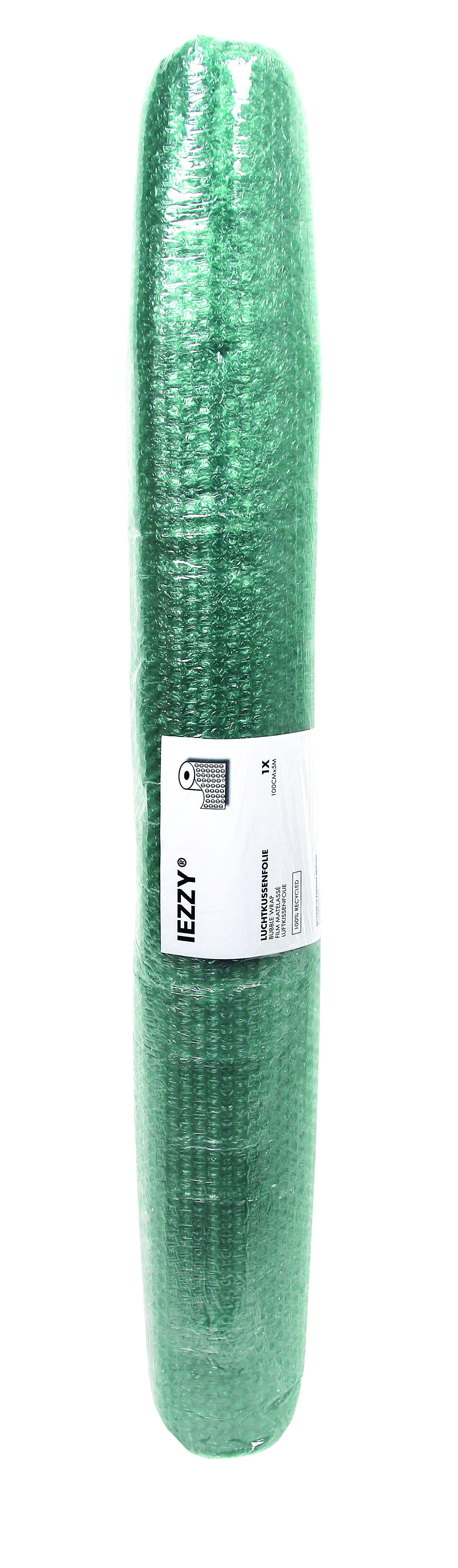 IEZZY - Bubble wrap roll 100cmx5m 100% recycled green