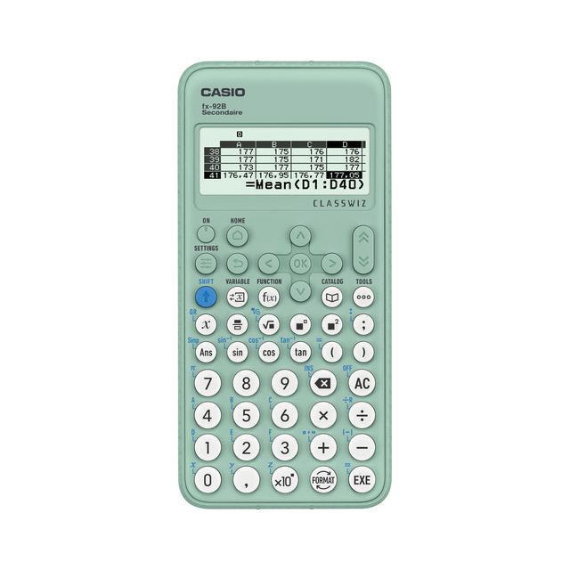 Casio - Wetenschappelijke rekenmachine FX92B Secondaire