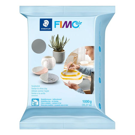 Fimo Staedtler - Plastilina Fimo Air 1000 gramos gris