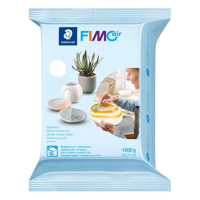 Fimo Staedtler - Montage Clay Fimo Air 1 kg blanc | 1 pièce